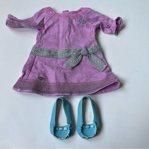 AMERICAN GIRL BRAND Truly me lilac dress 18” doll clothes outfit toy